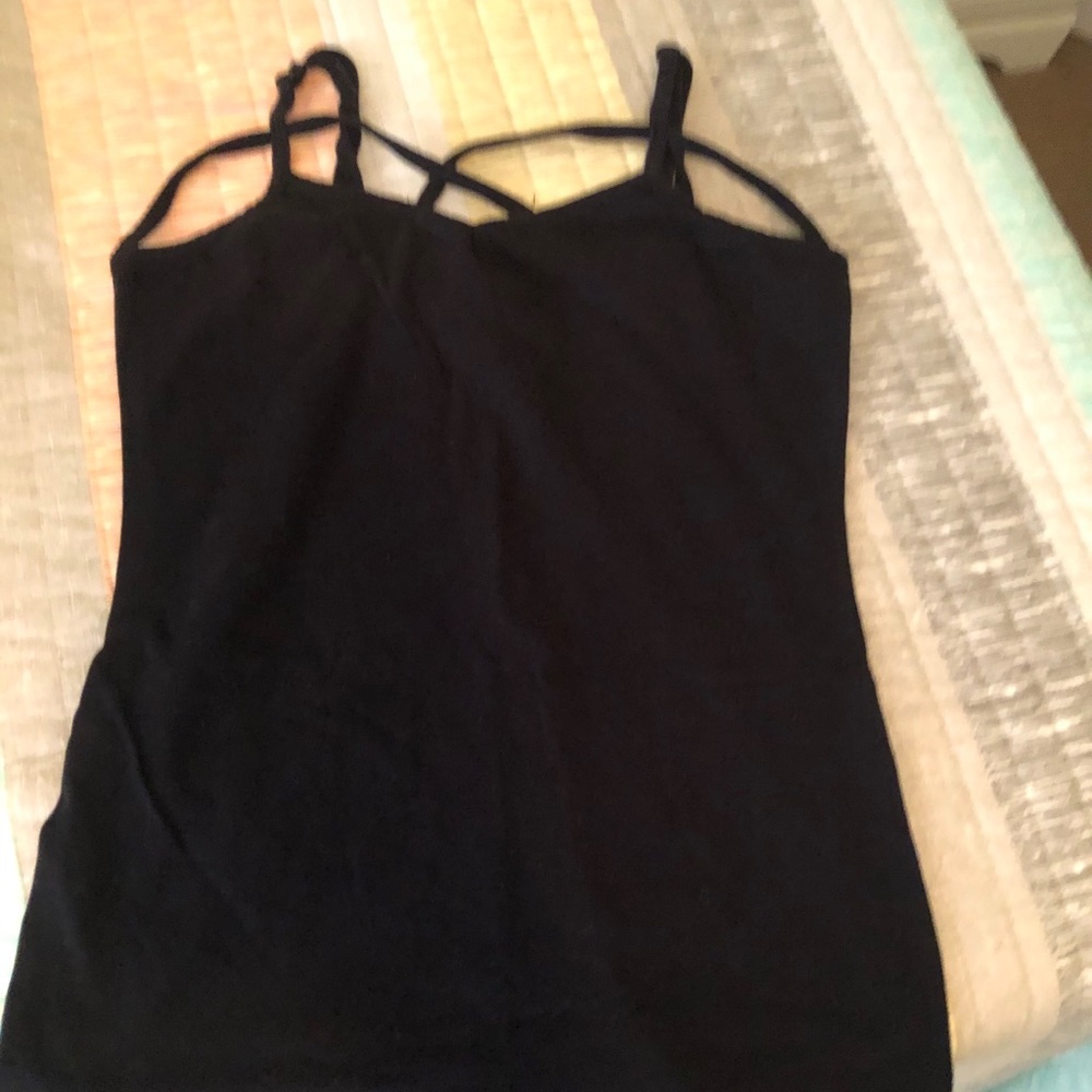 black tank top